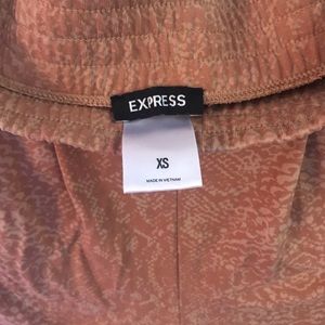 Express- Super high waisted silky sueded jersey snakeskin joggers.